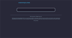 Desktop Screenshot of conversys.com